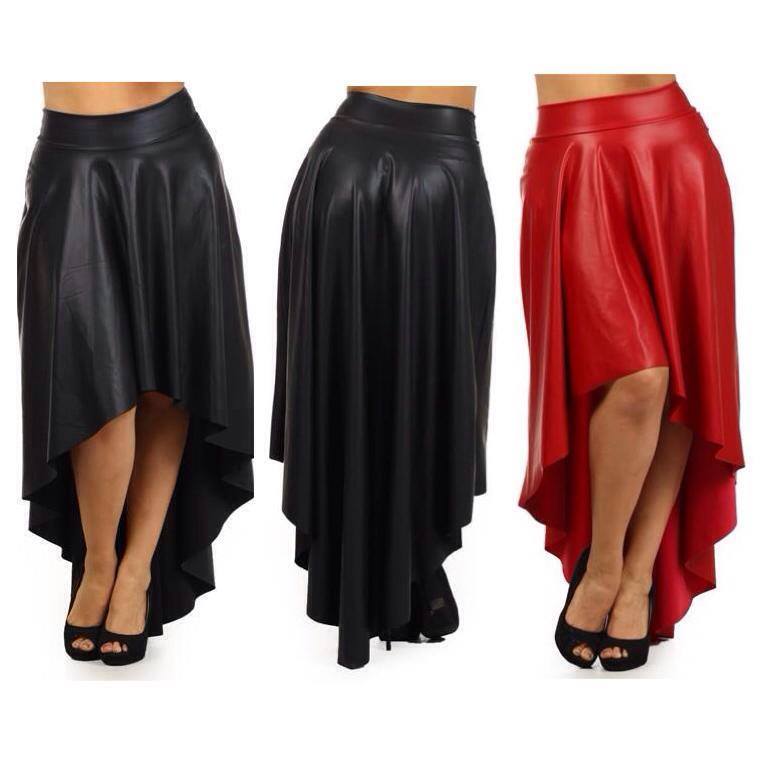 GRAB HER STYLE: “Mary Mary's Black Leather Palazzo Pants, Hi-Low ...